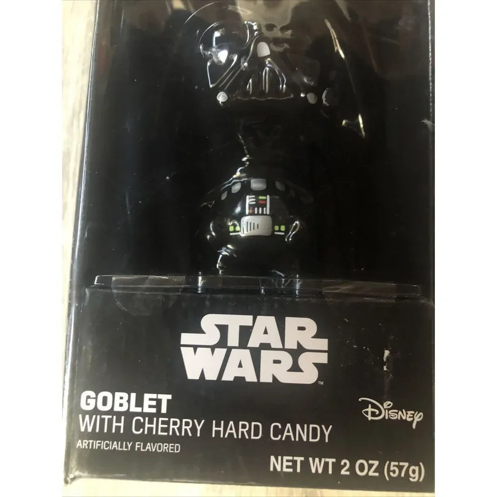 Star Wars Darth Vader Goblets-Disney. One With Cherry Candy And One With Cocoa
